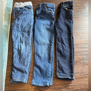 OshKosh B'gosh Three-Pair Kids Jeans in Light, Medium and Dark Blue